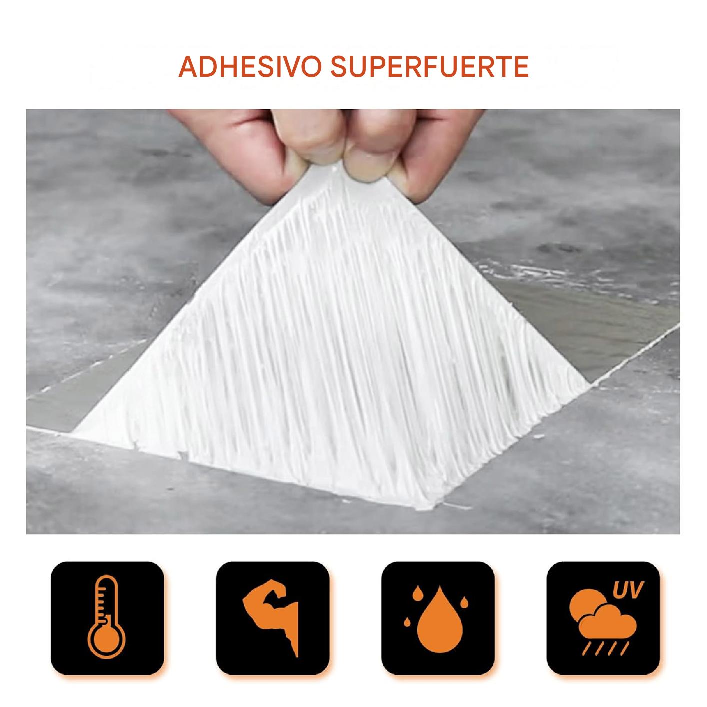 Cinta Impermeable para techo y pared. Tapa goteras y fisuras - 5 M X 5 Cm - Dcto en la 2da unidad