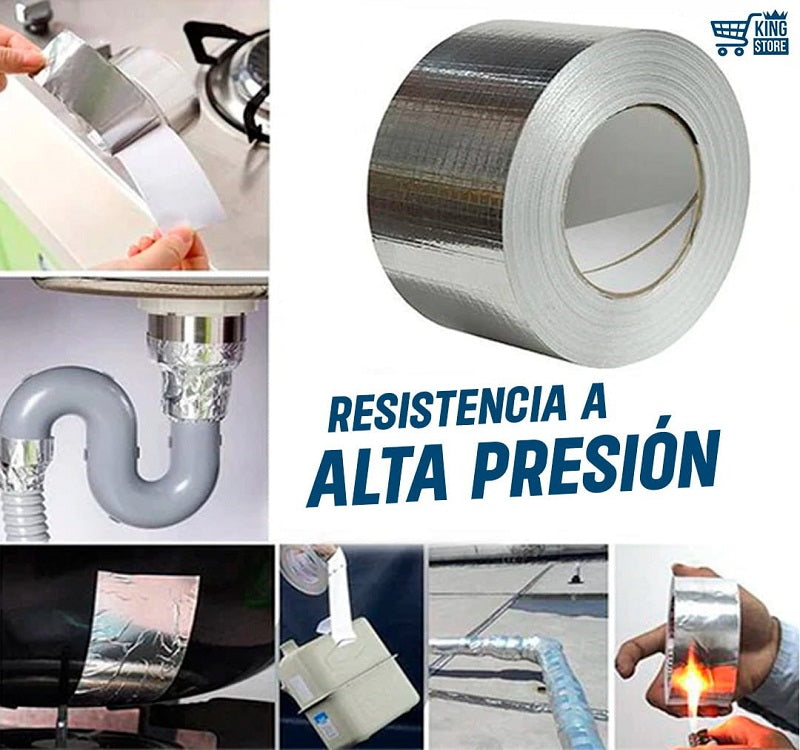 Cinta Impermeable para techo y pared. Tapa goteras y fisuras - 5 M X 5 Cm - Dcto en la 2da unidad